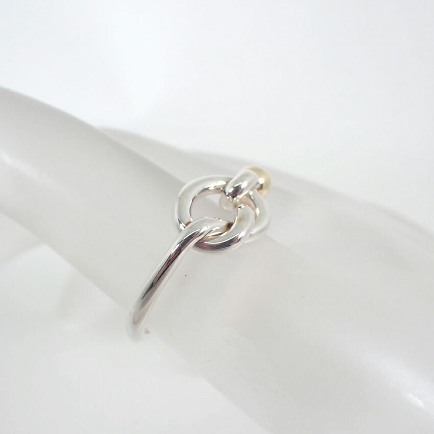 Tiffany & Co 925 750 Hook Eye Ring — view 5