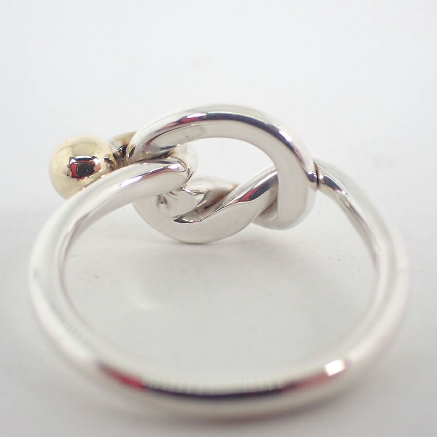Tiffany & Co 925 750 Hook Eye Ring — view 9