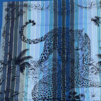 Hermes Scarf Carre 90 Dip Dye Jungle Love Silk 100% Blue — view 2