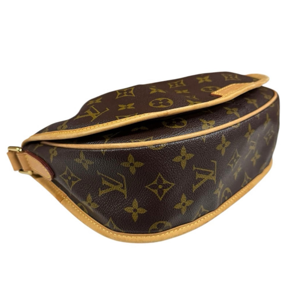 Louis Vuitton Menilmontan PM Monogram Shoulder Bag Canvas Brown — view 6