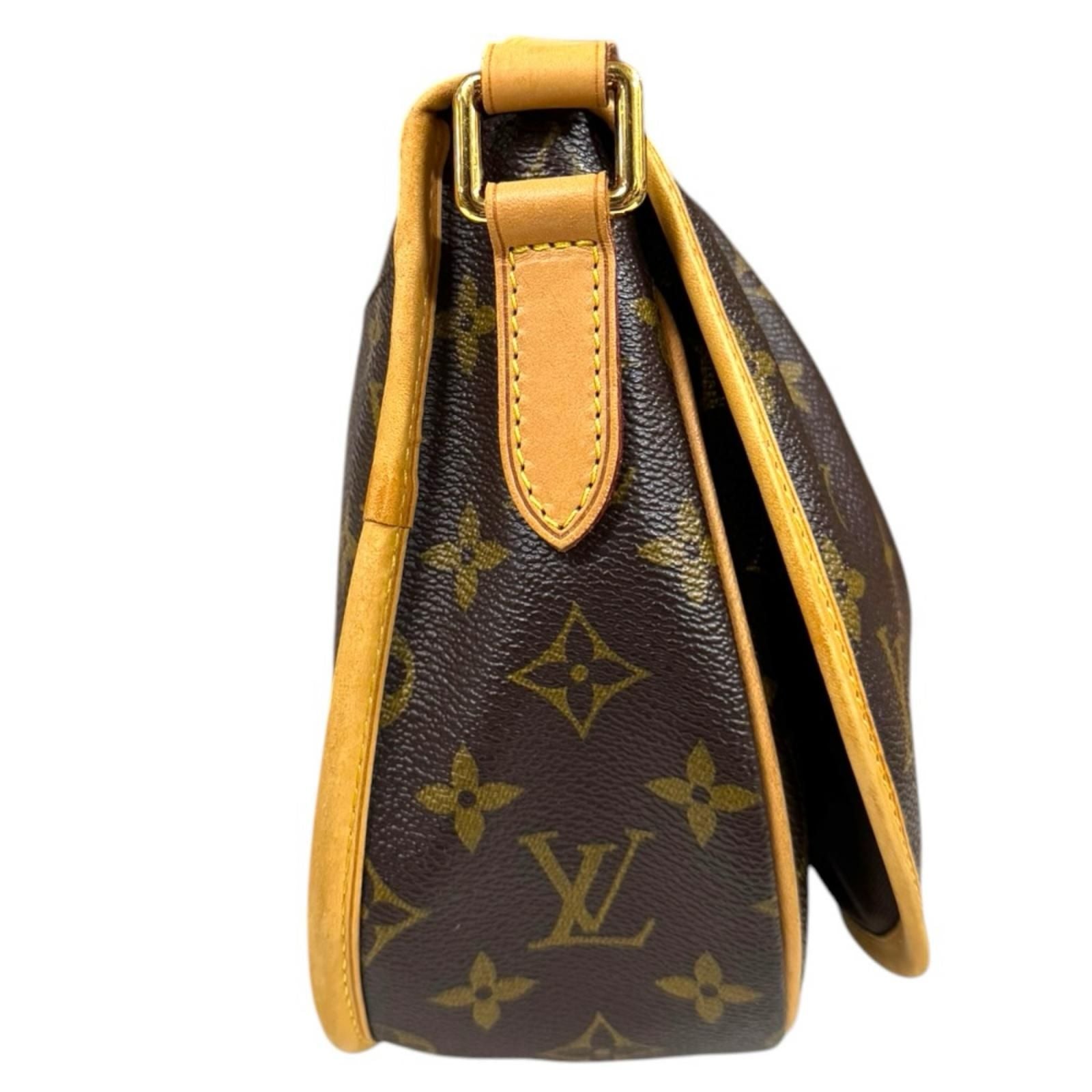 Louis Vuitton Menilmontan PM Monogram Shoulder Bag Canvas Brown — view 4