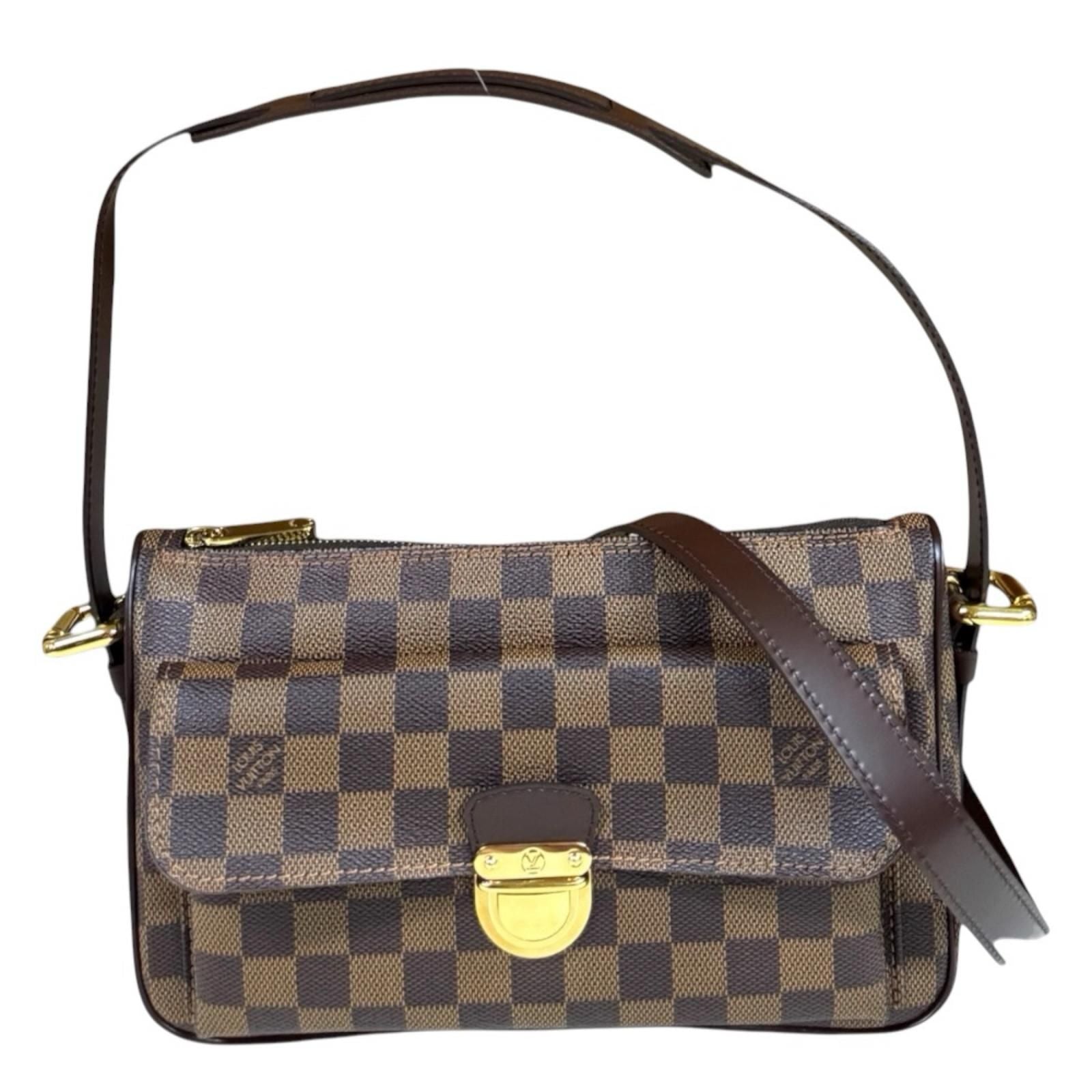 Louis Vuitton Ravello GM Damier Shoulder Bag Canvas Brown