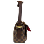 Louis Vuitton Ravello GM Damier Shoulder Bag Canvas Brown — view 4