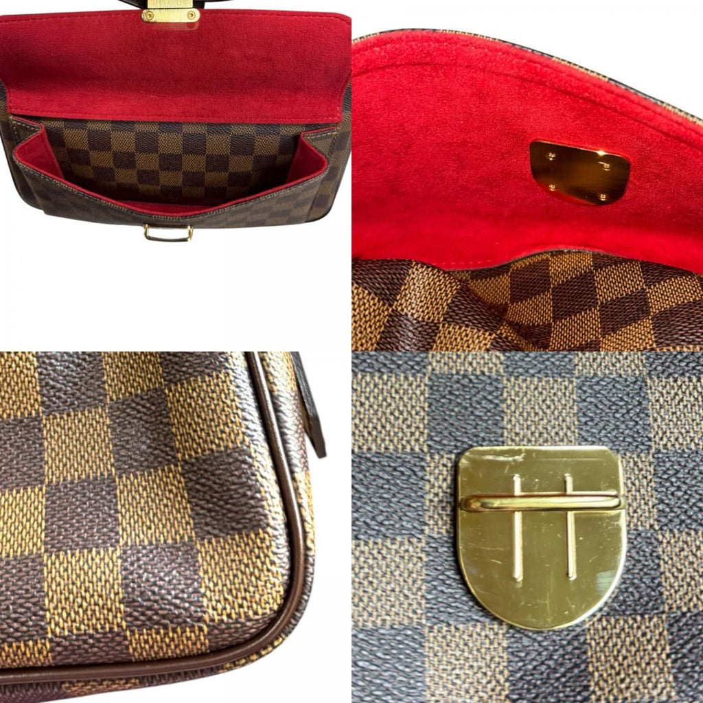 Louis Vuitton Ravello GM Damier Shoulder Bag Canvas Brown — view 9