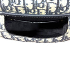 Dior Bobi Oblique Shoulder Bag Leather Navy — view 7
