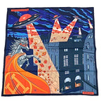 Hermes Carre 90 Scarf Space Shopping at Faubourg Blue