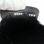 Hermes Moccasins Royale 37 Black Leather Gold Shoes — view 9