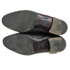 Hermes Moccasins Royale 37 Black Leather Gold Shoes — view 7