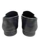 Hermes Moccasins Royale 37 Black Leather Gold Shoes — view 6