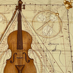 Hermes Scarf Carre 90 Music Played by Spheres la Musique Des Yellow Silk — view 3