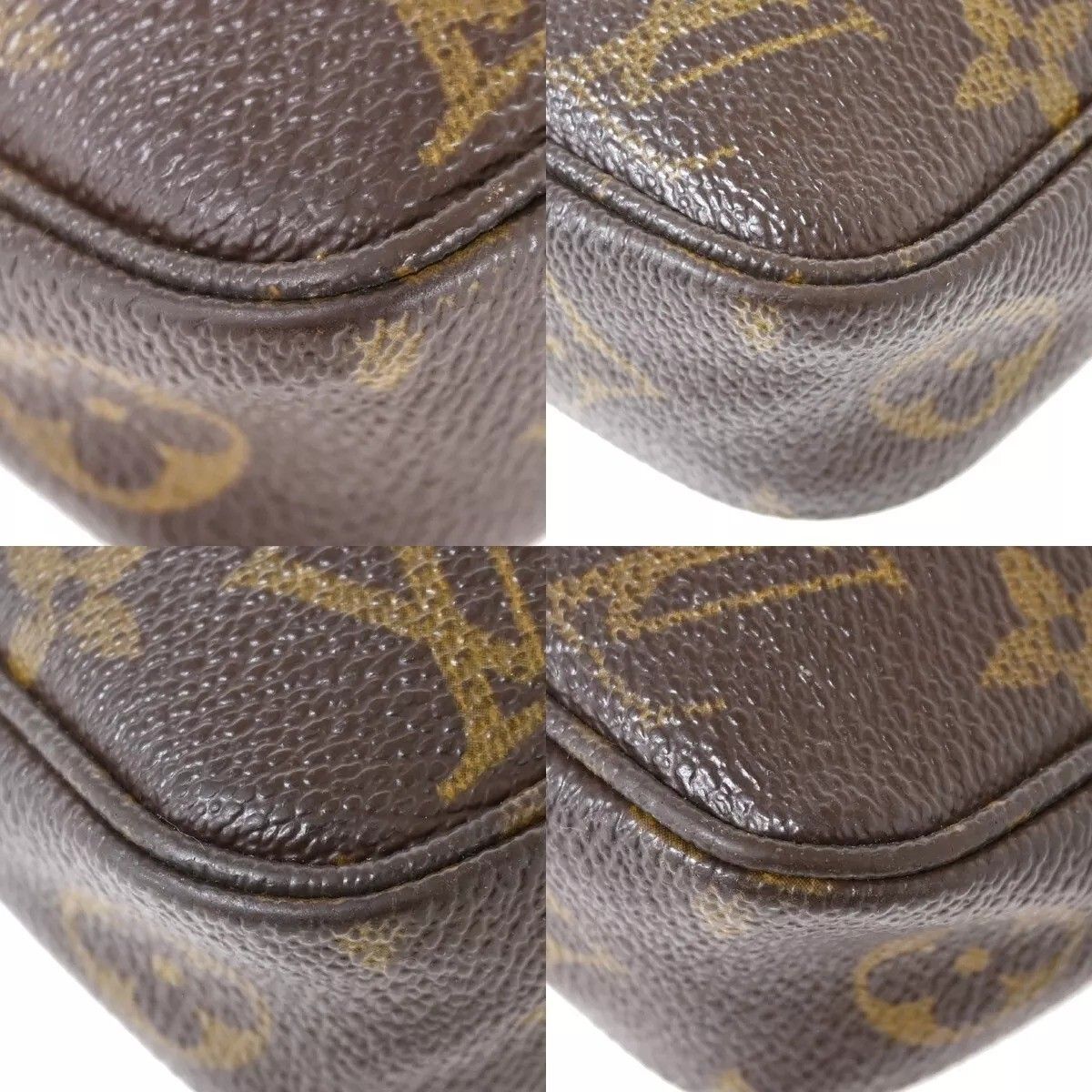 Louis Vuitton Pochette Pouch Monogram Leather — view 6