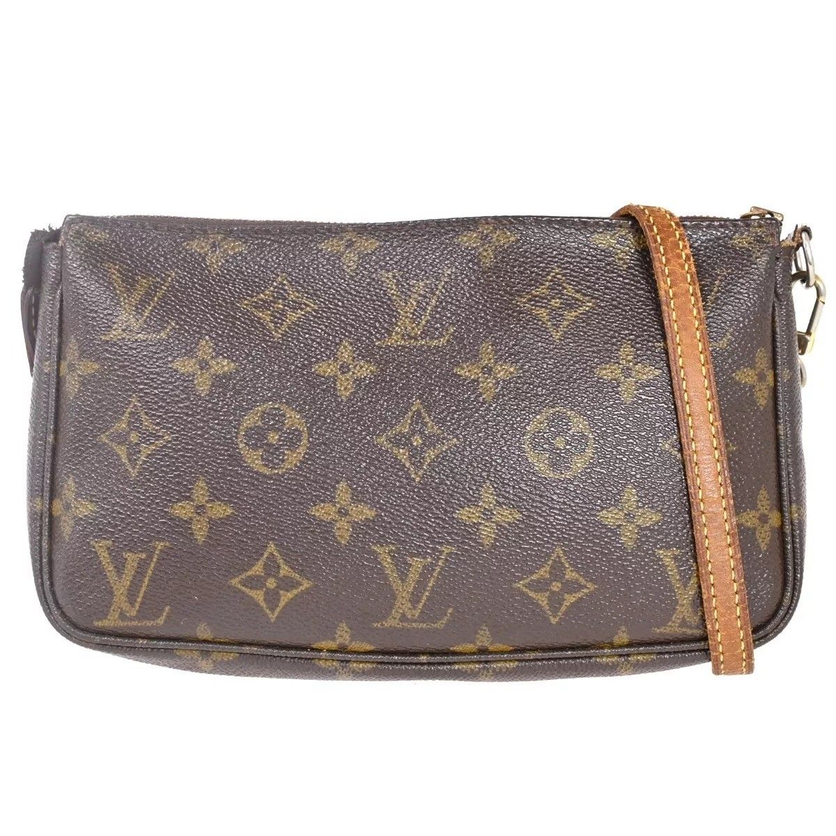 Louis Vuitton Pochette Pouch Monogram Leather