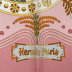 Hermes Carre 90 Escales Mediterraneennes Mediterranean Port Town Scarf Silk — view 7
