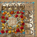 Hermes Carre 90 les Jardins D' Andalousie Andalusian Garden Scarf Multicolor — view 6
