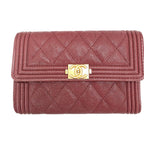 Chanel Boy Trifold Wallet