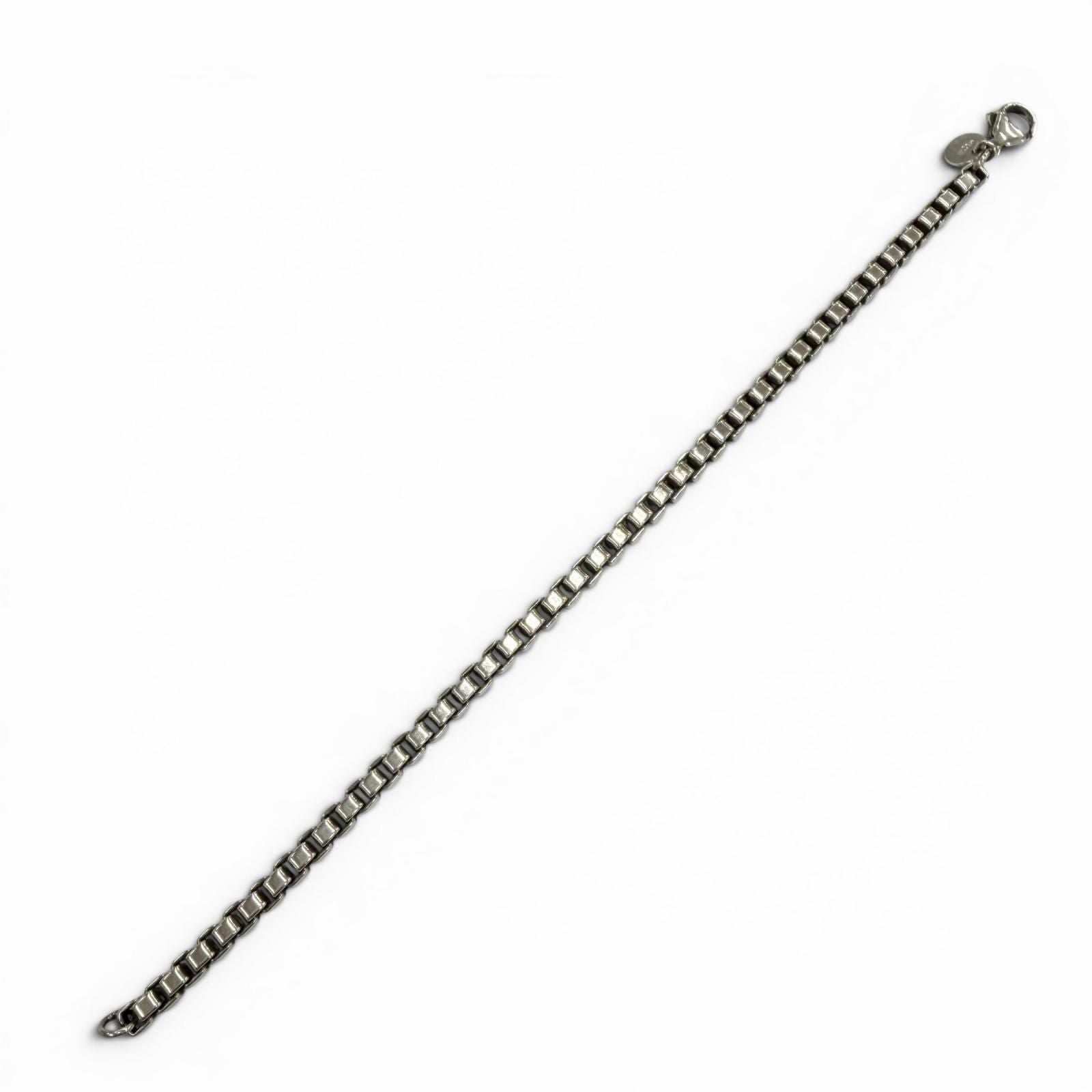 Tiffany & Co Venetian 925 Chain Bracelet Silver — view 2
