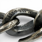 Tiffany & Co Forge Bracelet Large Link Smoked Polished Silver 18 — view 4