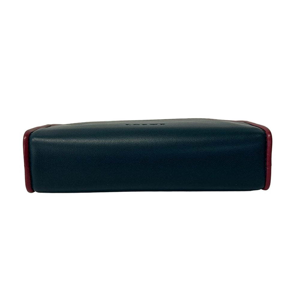 Loewe Pouch Navy Bordeaux Leather — view 3