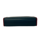 Loewe Pouch Navy Bordeaux Leather — view 3