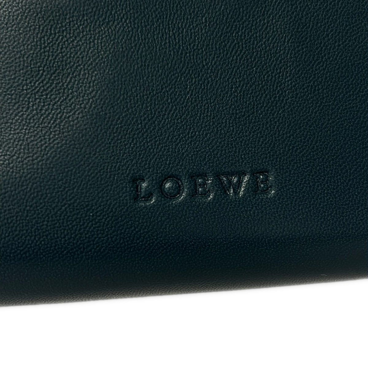 Loewe Pouch Navy Bordeaux Leather — view 5