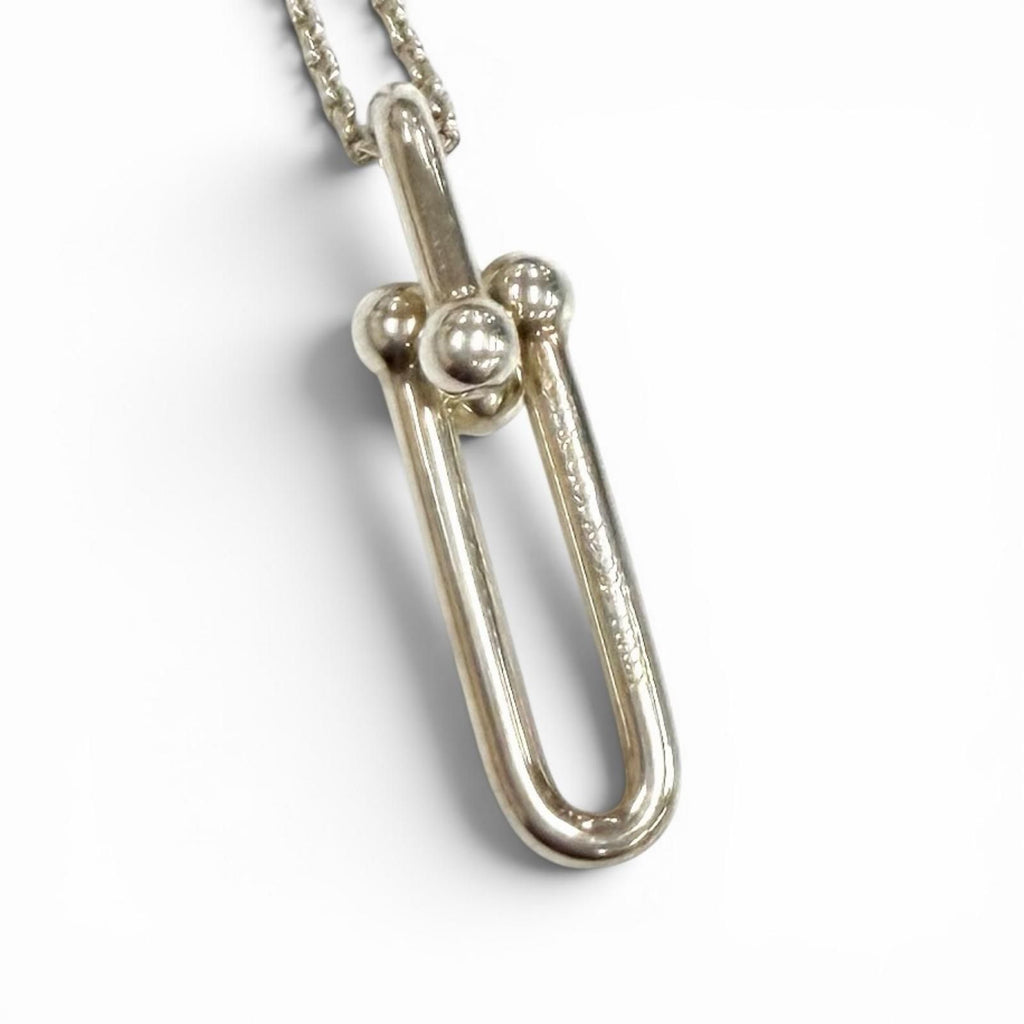 Tiffany & Co Purchased in August 46 cm Link Necklace Silver — view 3