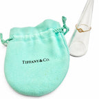 Tiffany & Co by the Yard Chain Ring 18k Gold Diamond Diameter .55 Pink Jp7 — view 2