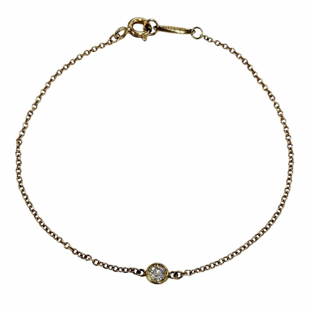 Tiffany & Co by the Yard Elsa Peretti 750 Diamond Diameter 3.82 Bracelet Yellow