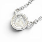 Tiffany & Co by the Yard Diamond Necklace Diameter 4.90 Platinum — view 4