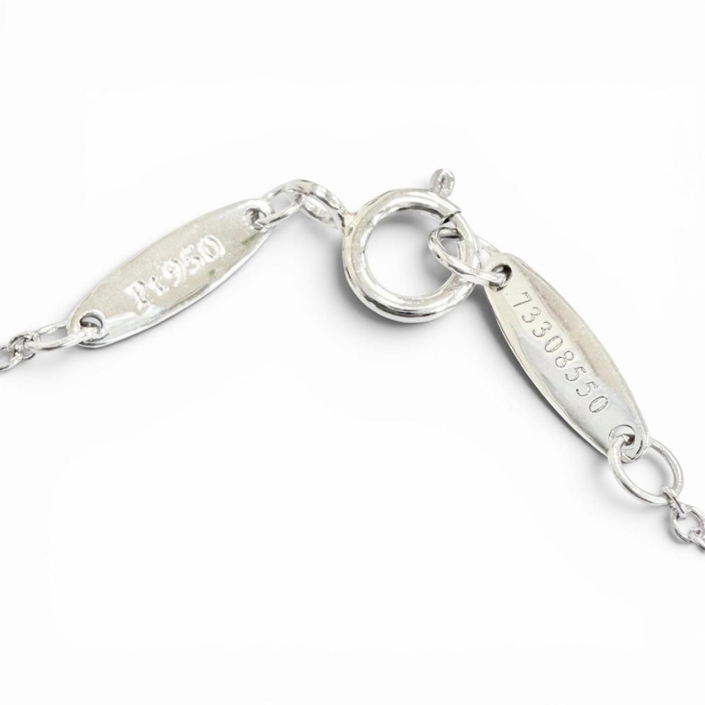 Tiffany & Co by the Yard Diamond Necklace Diameter 4.90 Platinum — view 7