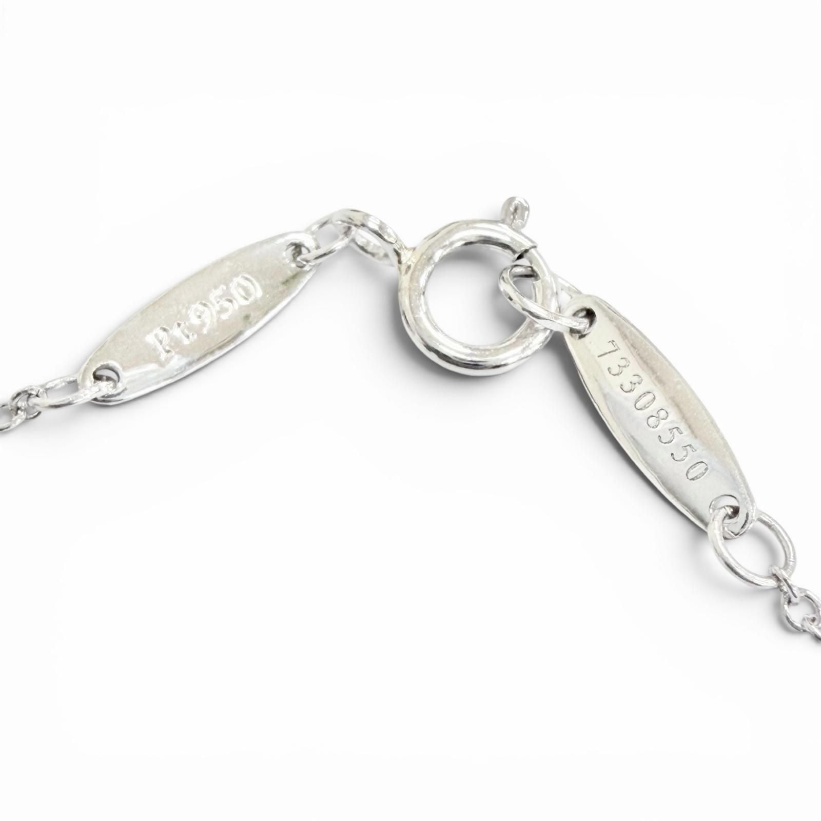 Tiffany & Co by the Yard Diamond Necklace Diameter 4.90 Platinum — view 7