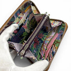 Hermes Compact Silk in Gold Veau Zip Around Coin Case — view 5