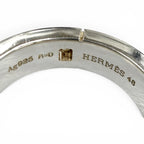 Hermes Cles Motif Ring Silver — view 8