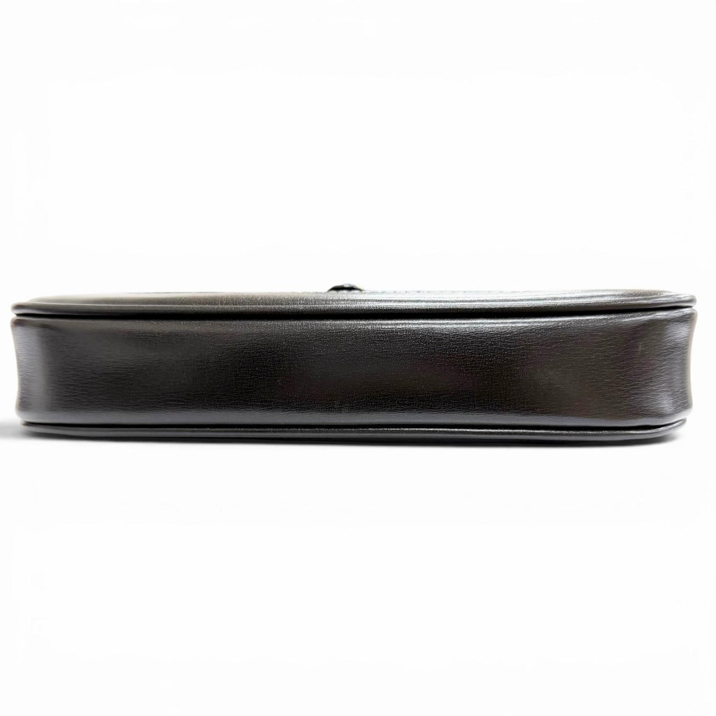 Gucci Jackie Mini Shoulder Bag Leather 2-Way Black Gold — view 5