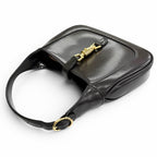 Gucci Jackie Mini Shoulder Bag Leather 2-Way Black Gold — view 4