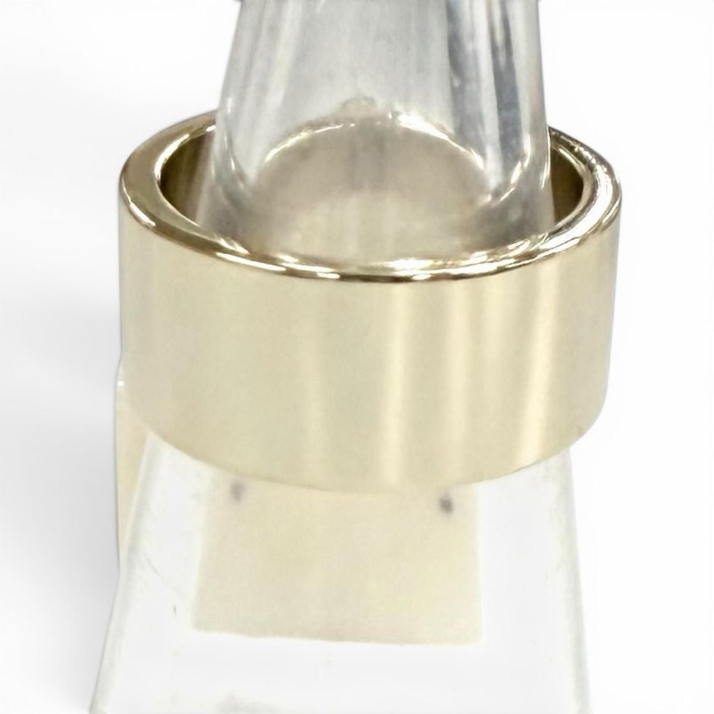 Chanel 23c Quilted Turnlock Bag Charm Ring White Black Gold — view 3