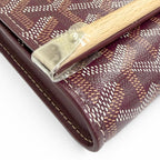 Goyard Monte Carlo Mini Case Pouch Canvas Burgundy — view 5