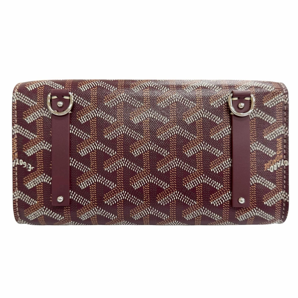 Goyard Monte Carlo Mini Case Pouch Canvas Burgundy — view 3
