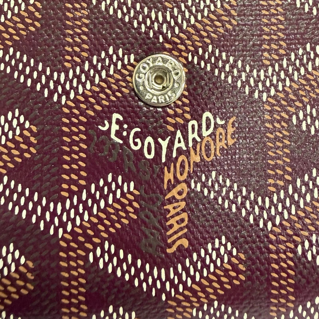 Goyard Monte Carlo Mini Case Pouch Canvas Burgundy — view 8