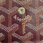 Goyard Monte Carlo Mini Case Pouch Canvas Burgundy — view 8