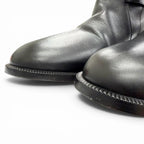 Dior Empreinte CD Buckle Leather Long Boots Black — view 6