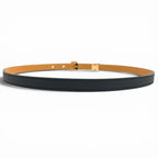 Hermes Pop 15 Black Veau Epsom Golden Rose Belt 75 — view 5