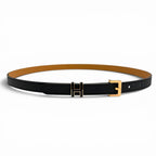 Hermes Pop 15 Black Veau Epsom Golden Rose Belt 75 — view 3
