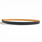 Hermes Pop 15 Black Veau Epsom Golden Rose Belt 75 — view 4
