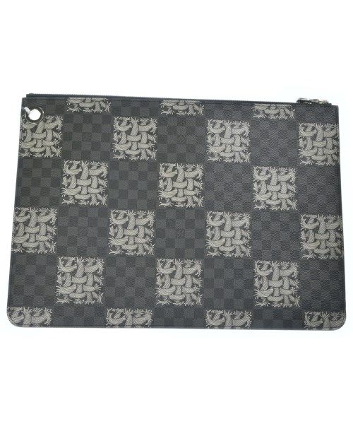 Louis Vuitton Clutch Gray — view 2