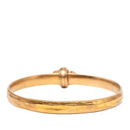 Chanel CC Logo Vintage Bangle 96 Gold Plated 1- Bracelet — view 3