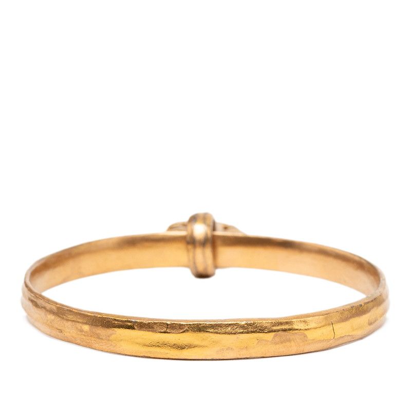 Chanel CC Logo Vintage Bangle 96 Gold Plated 1- Bracelet — view 3