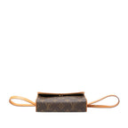 Louis Vuitton Monogram Pochette Florentine Belt Bag Shoulder Back Brown Leather — view 3