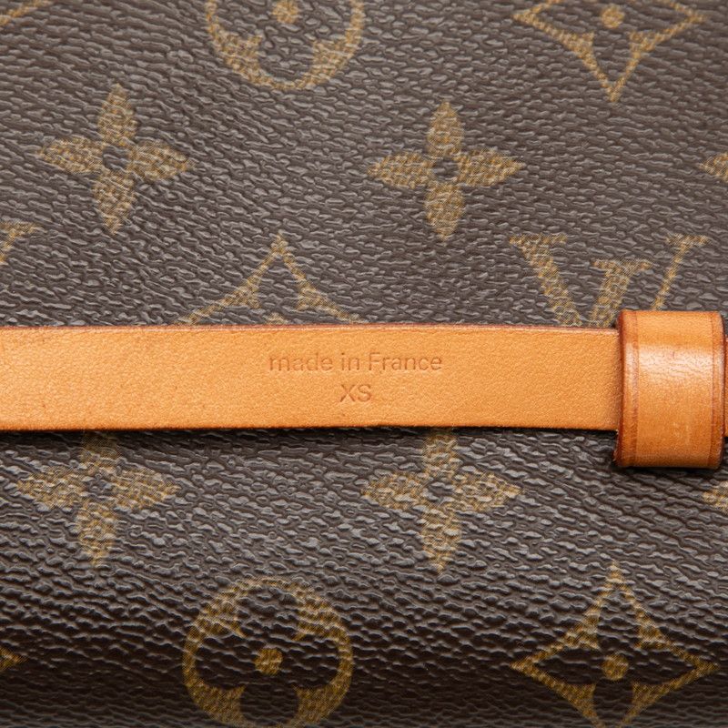 Louis Vuitton Monogram Pochette Florentine Belt Bag Shoulder Back Brown Leather — view 5