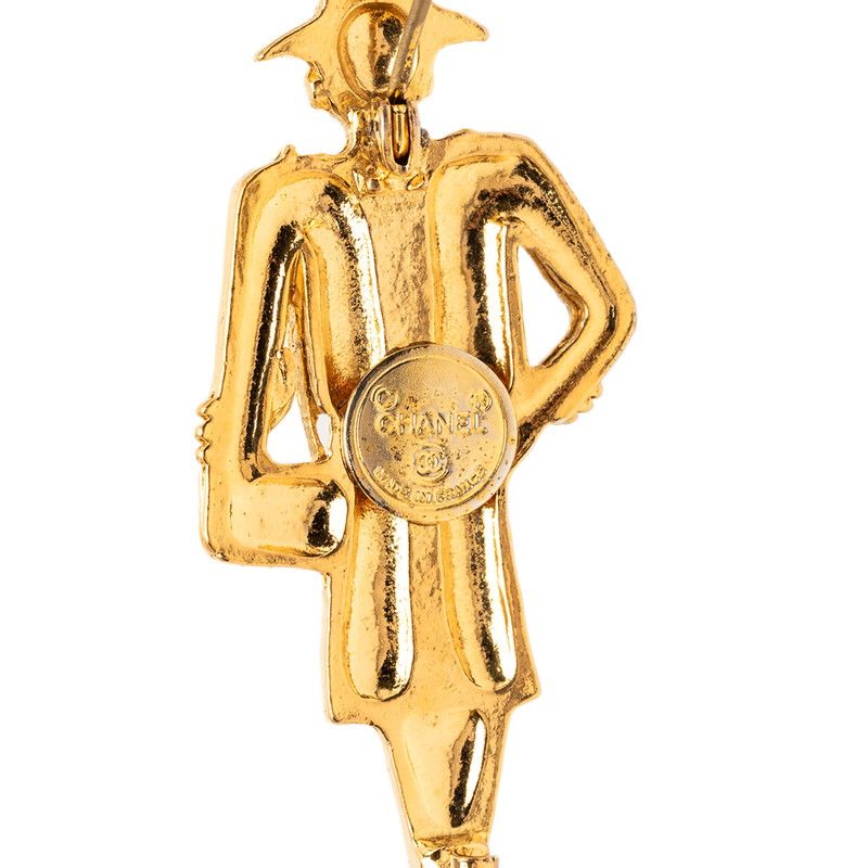 Chanel Mademoiselle Brooch Gold Plated — view 4