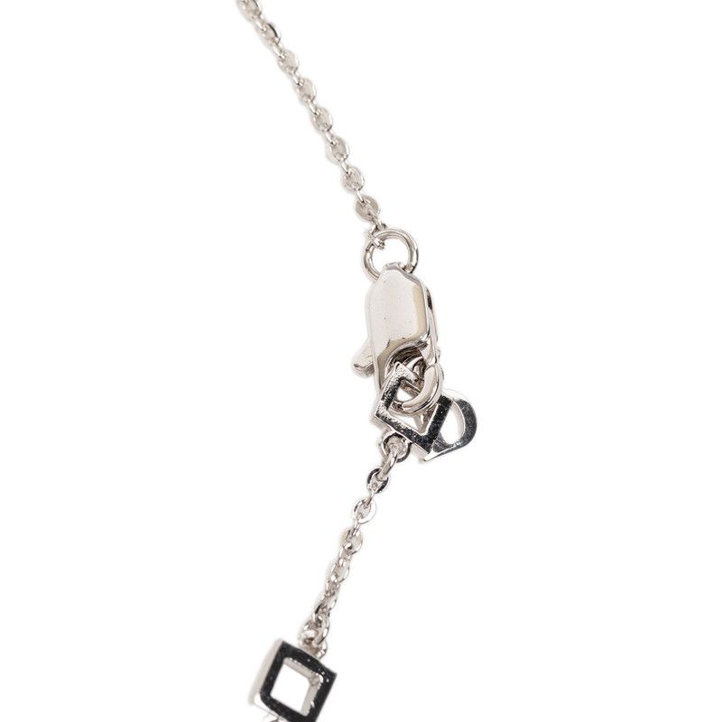 Dior I Love Heart Arrow Chain Pendant Silver Metal — view 5